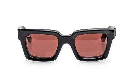 OFF WHITE Irregular Shape Sunglasses Unisex Black