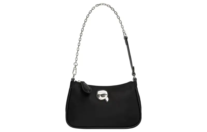 KARL LAGERFELD / Karl Lagerfeld Jeans Pu Shoulder Bag Women's Black