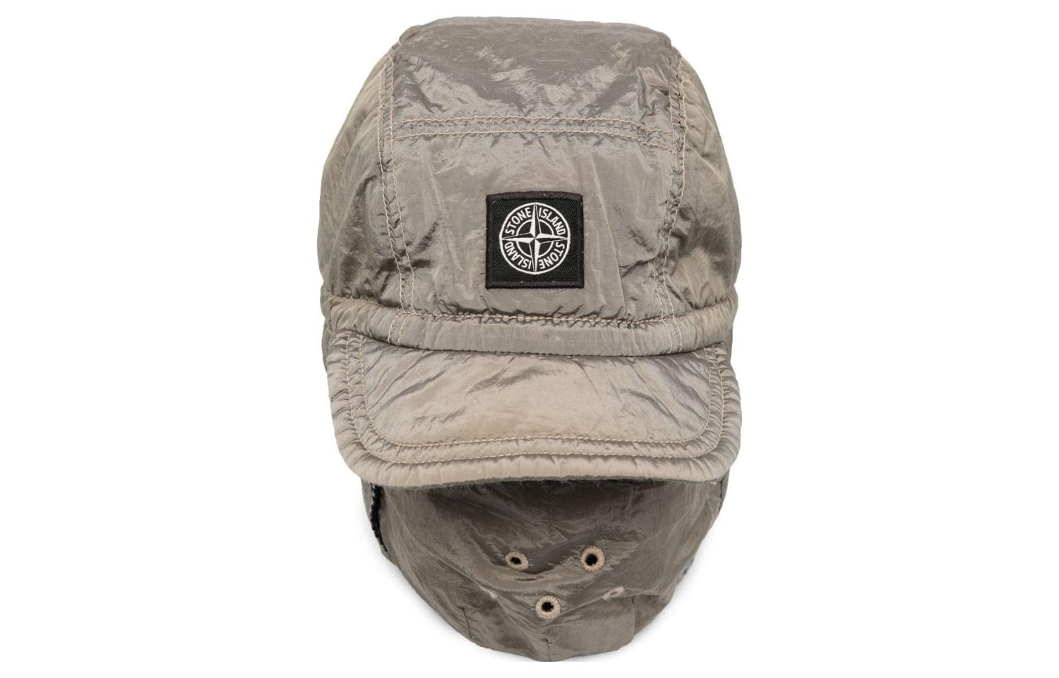 Детская шапка STONE ISLAND (серая)