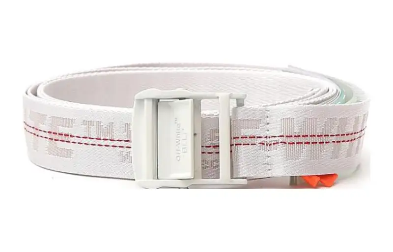 OFF WHITE Logo Letter Smooth Buckle Unisex Multicolor 3.5cm