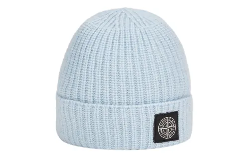 Stone Island Logo Patch Knitted Beanie