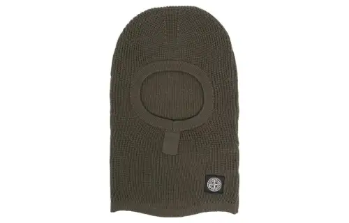 STONE ISLAND Compass-patch Virgin Wool Balaclava