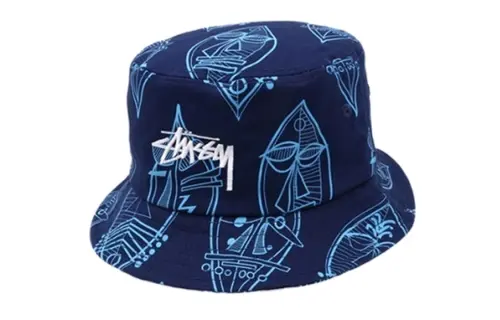 Stussy Bucket Hats Men's Dark Blue