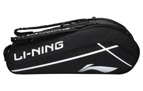 Li Ning Polyester Badminton Racket Bag Gym Bag Regular Unisex Black