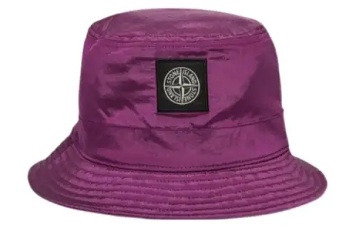 STONE ISLAND Polyamide Bucket Hats Men's Purple
