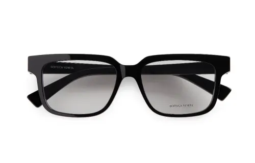 Bottega Veneta Acetate Irregular Shape Prescription Glasses Women's Black