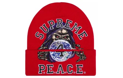 Supreme Peace Embroidered Beanie