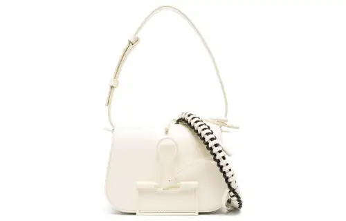 OFF-WHITE Binder leather shoulder bag