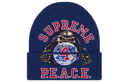 Supreme Peace Embroidered Beanie