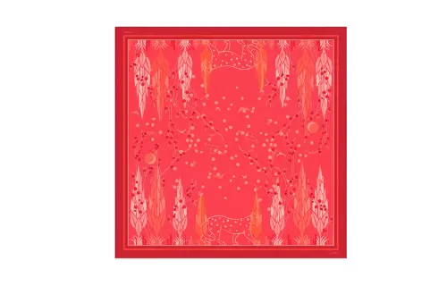 CARTIER Scarves Women's Bright Red