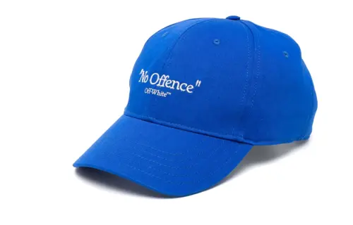 OFF WHITE Cotton Baseball Caps Men's Blue