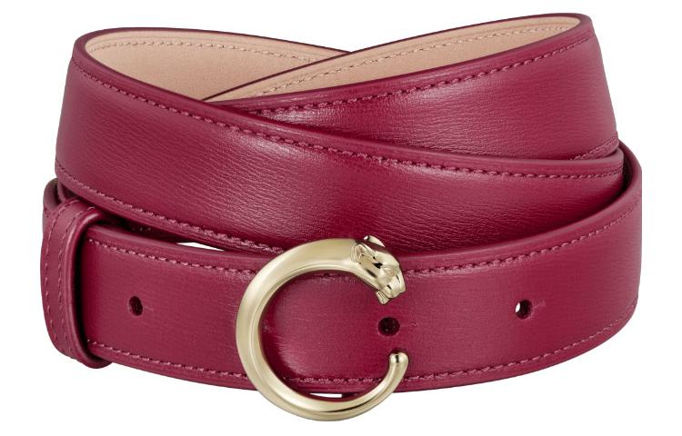 Женский ремень Cartier Panthere (красный)