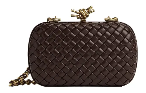 Bottega Veneta Knot Intrecciato Shoulder Bag
