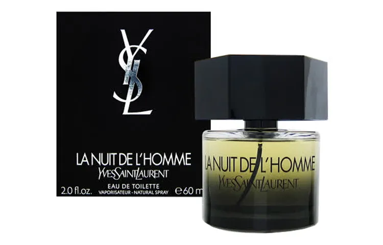 SAINT LAURENT Dark Night Men's Perfumes Woody Eau De Toilette Cardamom Lavender Caraway 40ml/100ml/60ml/200ml