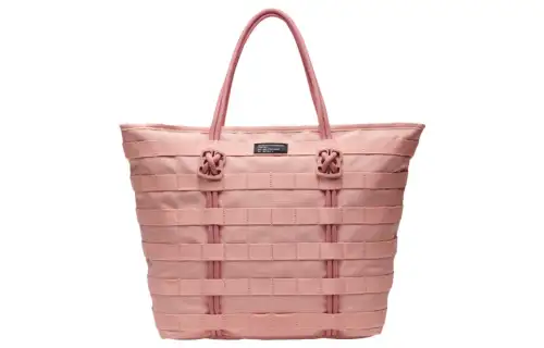 Nike Athleisure Polyester Tote Bag, Shopping Bag, Shoulder Bag, Handbag Regular Unisex Pink
