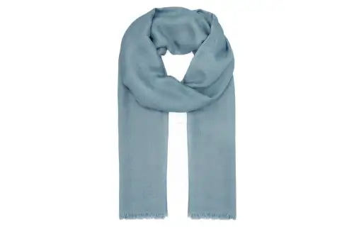 Loro Piana Knit Scarves Unisex Blue