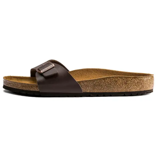 Birkenstock Slide Slippers Unisex Dark Brown