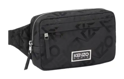 KENZO Polyester Fanny Pack Men's Black