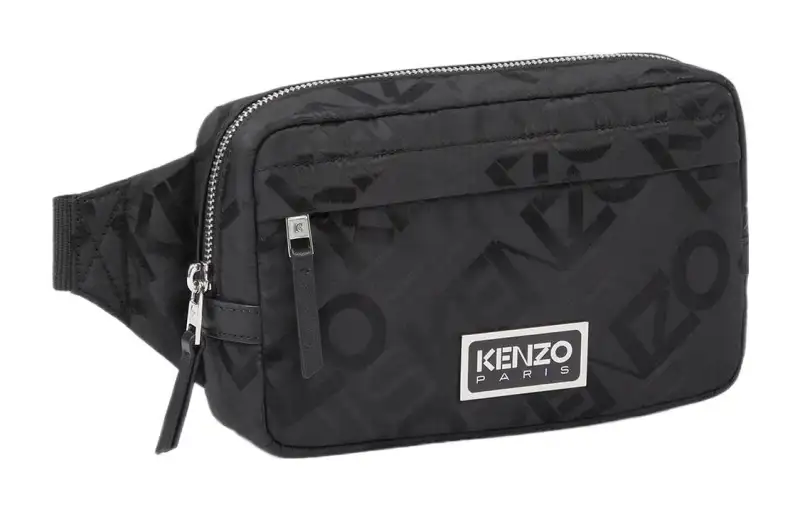 KENZO Polyester Fanny Pack Men's Black