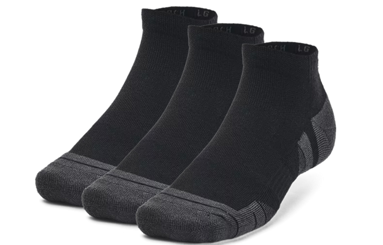 Under Armour Performance Tech Ankle Socks Unisex 3 Pack Black