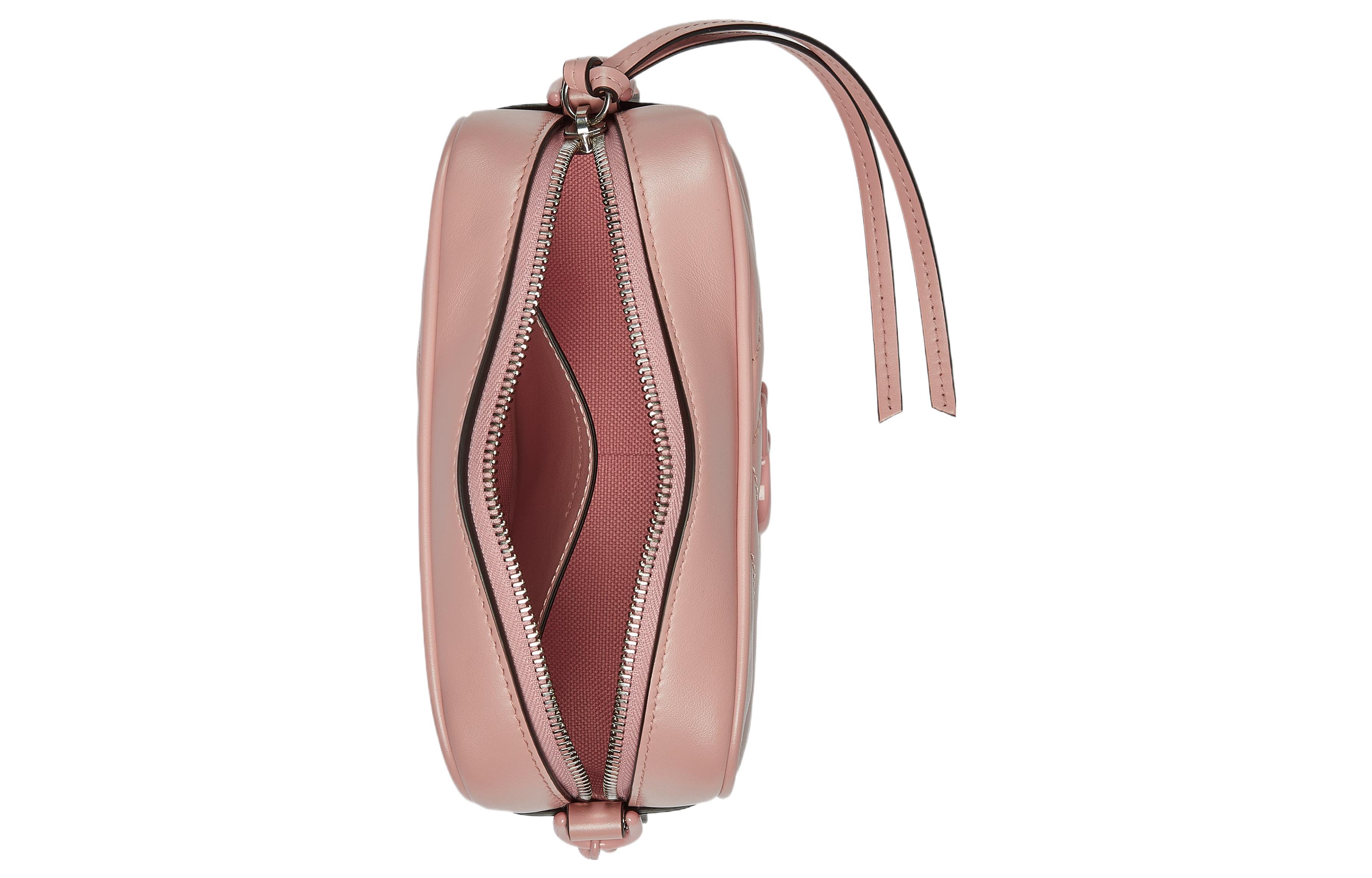 Женская сумка Gucci GG Marmont (розовый) — фото 9