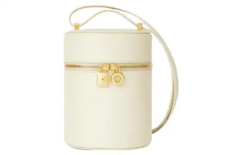 Loro Piana Suede Cow Leather Crossbody Bags Medium Women's White