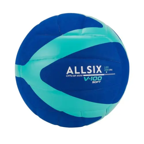 Decathlon DECATHLON EVA foam No. 5 volleyball soft practice for beginners V100 same style for men and women blue