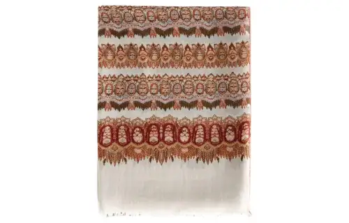 Loro Piana Printed Pattern Knit Scarves Unisex Multicolor