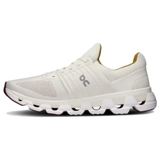 On Cloudswift Cushioning Wear-Resistant Low-Top Running Shoes Men's White