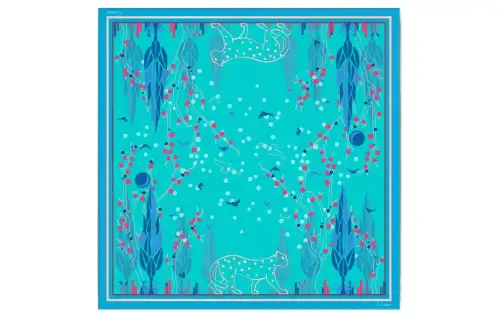 CARTIER Scarves Women's Blue Green