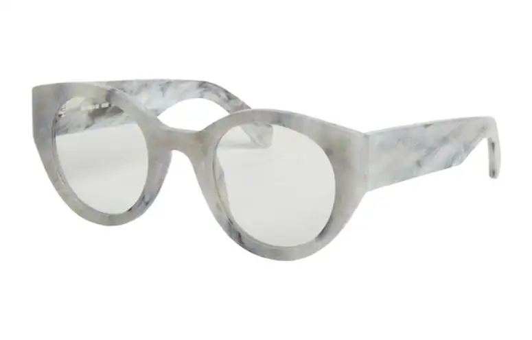 OFF WHITE Optical Style 41 Round Frame Glasses