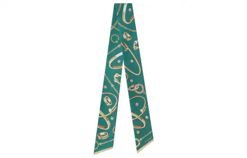 CARTIER Silk Scarves Women's Green