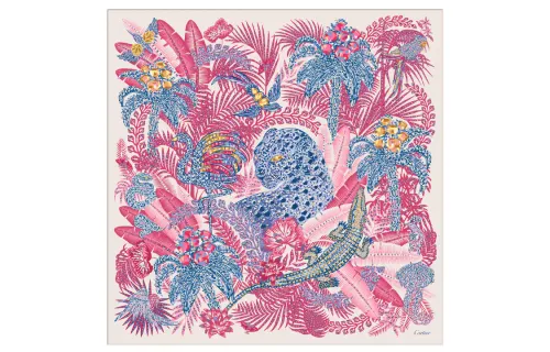 CARTIER Scarves Women's Pink/Beige