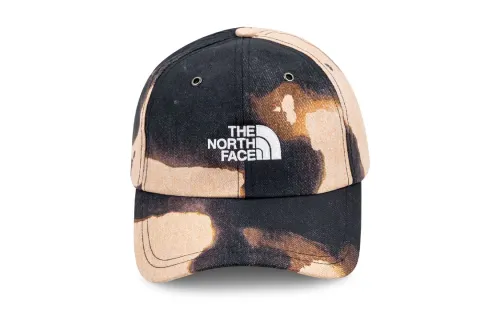 Supreme x Tnf bleached denim print 6-panel cap