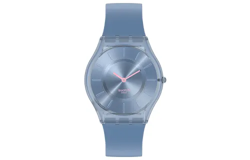 SWATCH Unisex 34mm Blue Watch SS08N100-S14