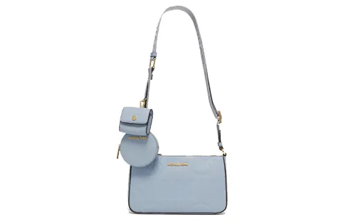 MICHAEL KORS Jet Set Cow Leather 3 in 1 Shoulder Bag, Crossbody Bag Small Women's Light Blue