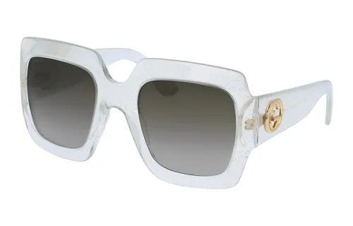 GUCCI Resin Square Sunglasses Unisex