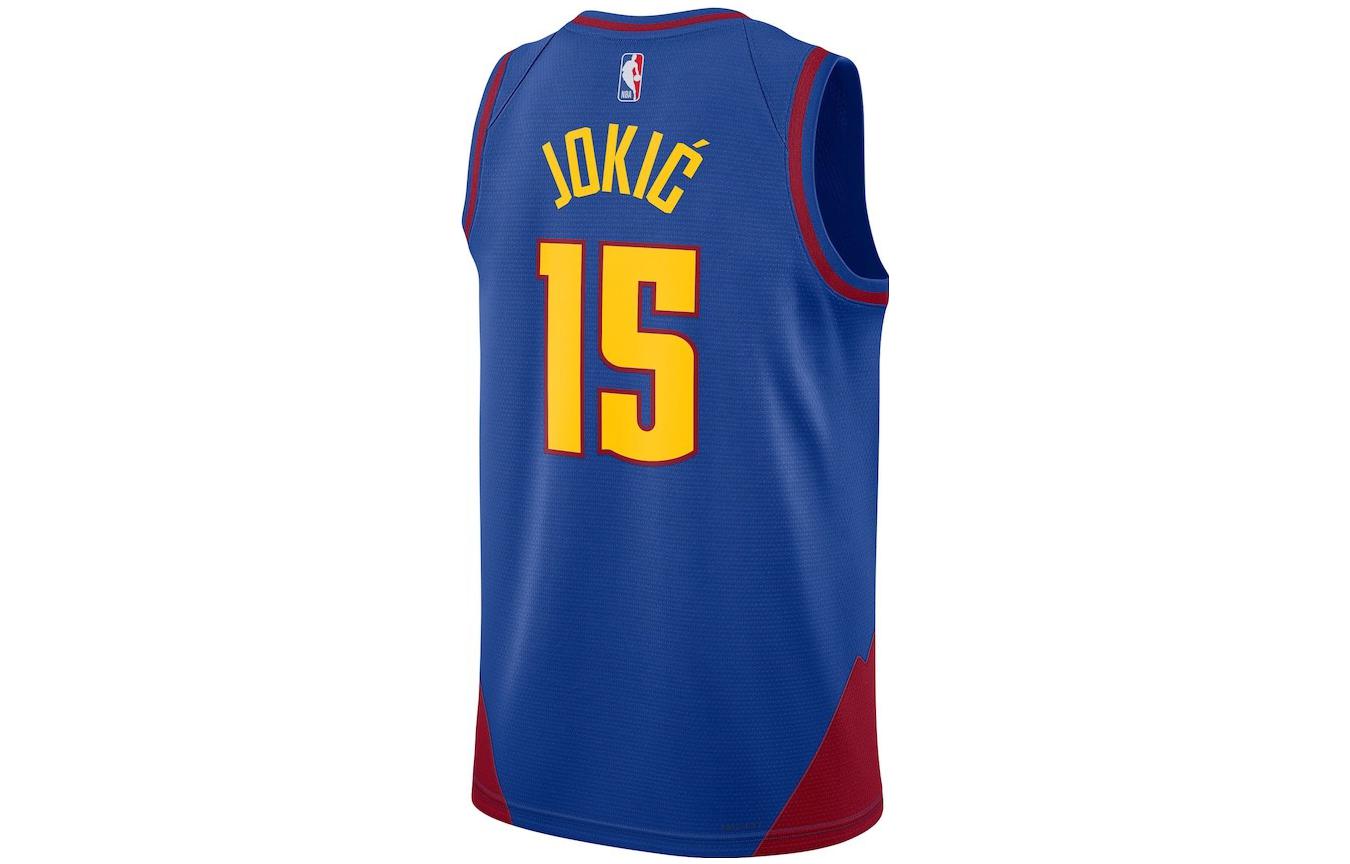 Nike Swingman Dri FIT Denver Nuggets Basketball Jersey Unisex Blue