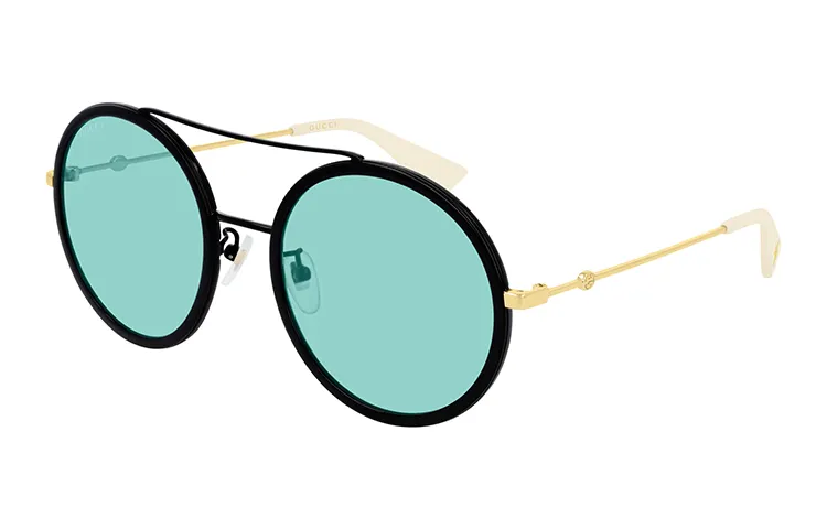 GUCCI Metal Round Sunglasses Unisex