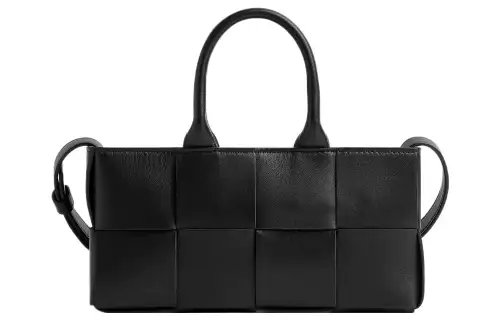 Bottega Veneta Sheepskin Shoulder Bag, Crossbody Bag, Handbag Mini Women's Black
