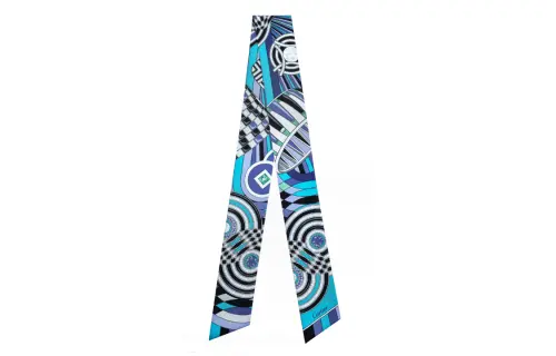 CARTIER Silk Scarves Women's Blue