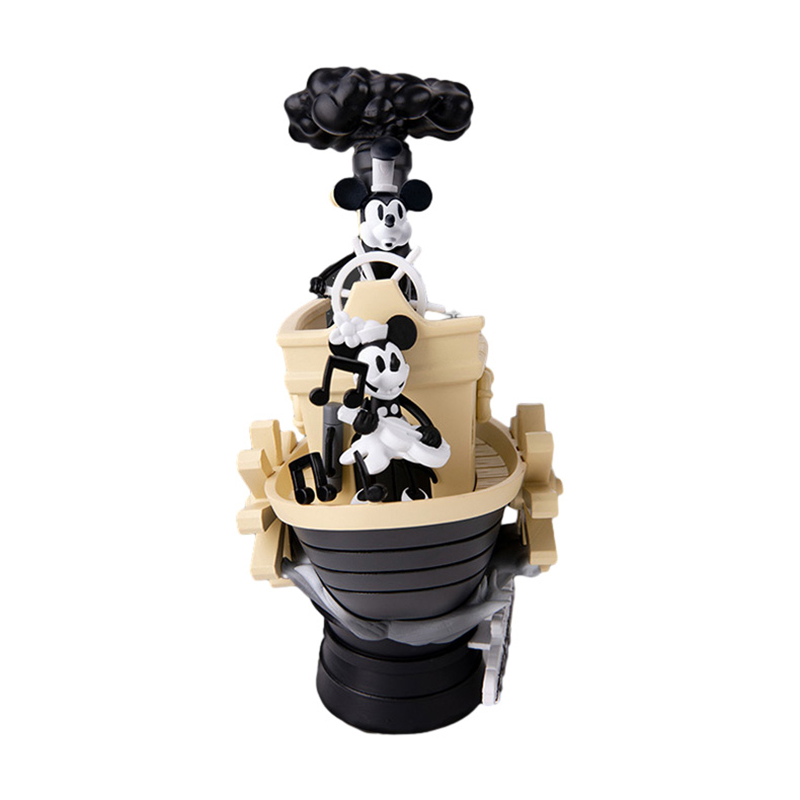 Beast Kingdom Disney Steamboat Willie Mickey 90th Anniversary Micky Classic Scene Scenery