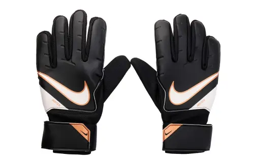 Nike Latex, Polyester, Vinyl Acetate, Polyamide Gloves Men's Black