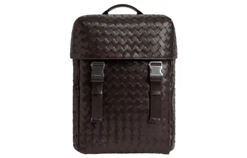 Bottega Veneta Intrecciato Flap Backpack