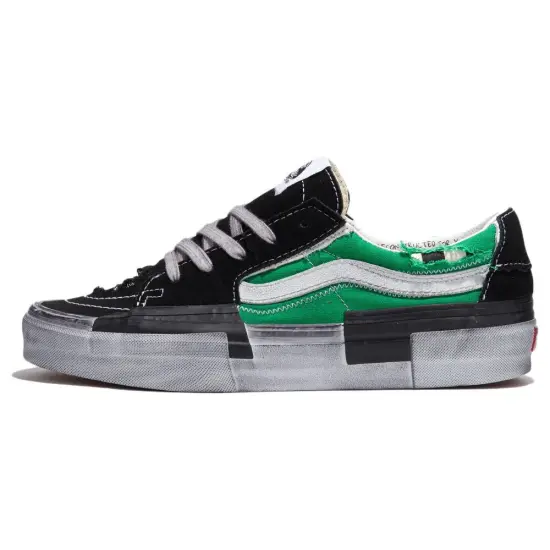 Vans SK8 Skateboarding Shoes Unisex Low-top Black/Green