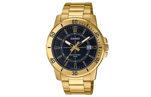 CASIO Men Standard Series Black Watch MTP-VD01G-1C