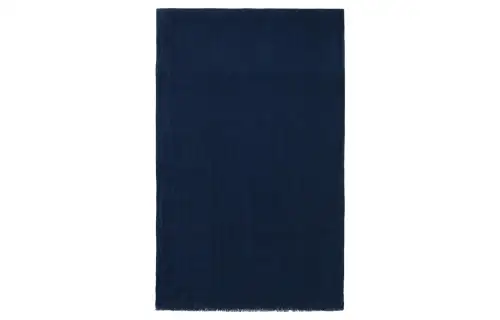 Loro Piana Knit Scarves Unisex Blue