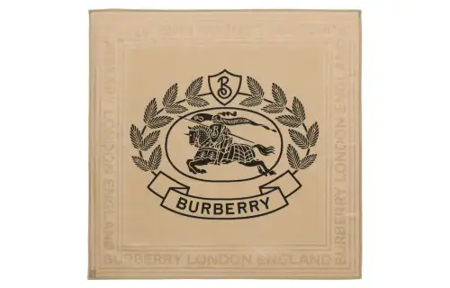 Burberry Silk Scarves Women's Beige