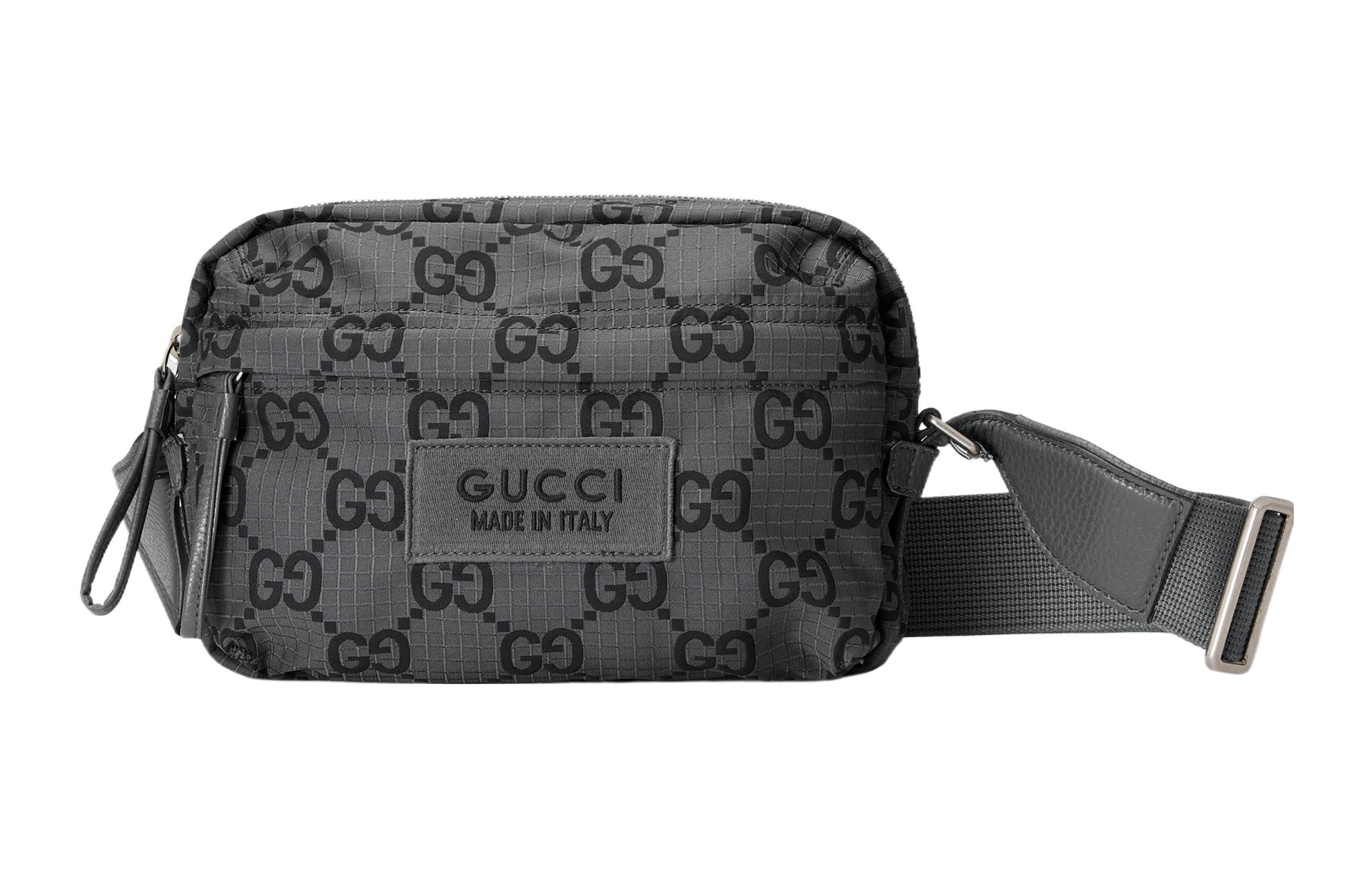 Мужская сумка Gucci Shoulder Bag (серая)