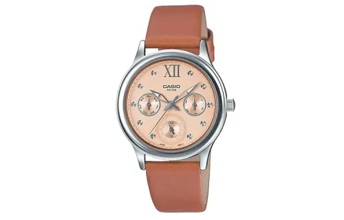 CASIO Women's Standard Series Orange Watch LTP-E306L-5A